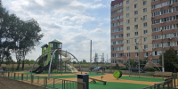 В Коломне открыли новую детскую площадку на улице Девичье Поле - Regions.Ru