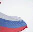 Новости Коломны- В честь Дня флага в небе над Коломной развернули российский триколор - KolomnaOnline.Ru